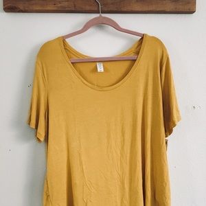 Mustard Yellow Lux Tee